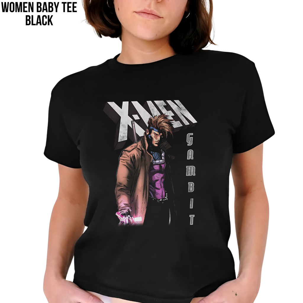 Gambit X-Men Shirt – X-Men Gambit Comic Graphic Tee, Gambit Marvel Fan Gift, X-Men Gambit Shirt, Marvel Mutant Graphic Tee