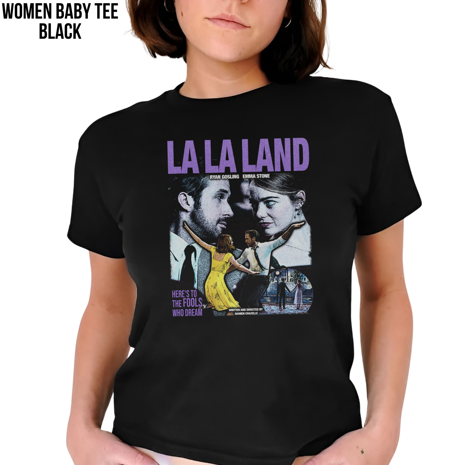 Retro La La Land Shirt - Ryan Gosling Emma Stone Movie Shirt