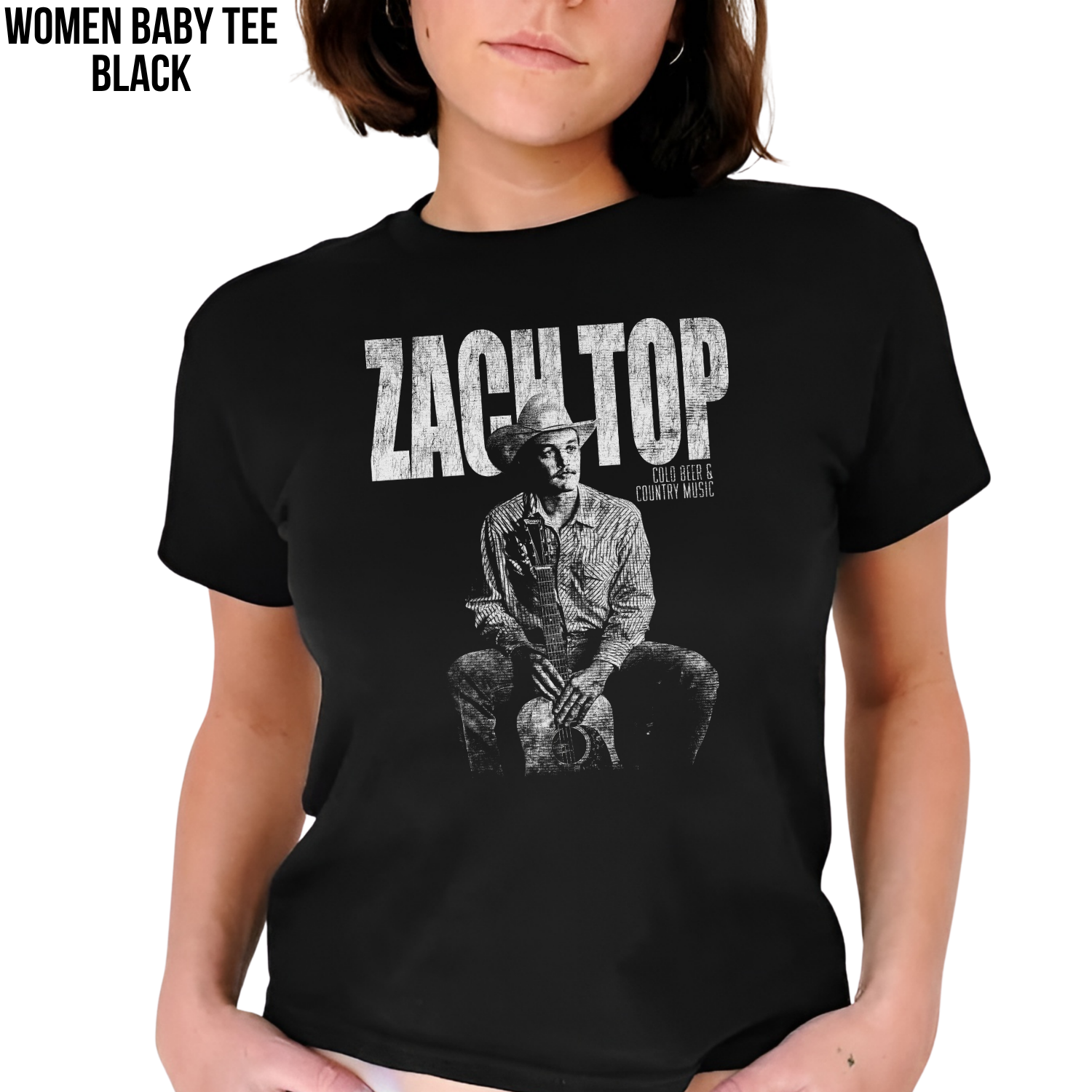 Vintage Zach Top Shirt – Cold Beer & Country Music Tee