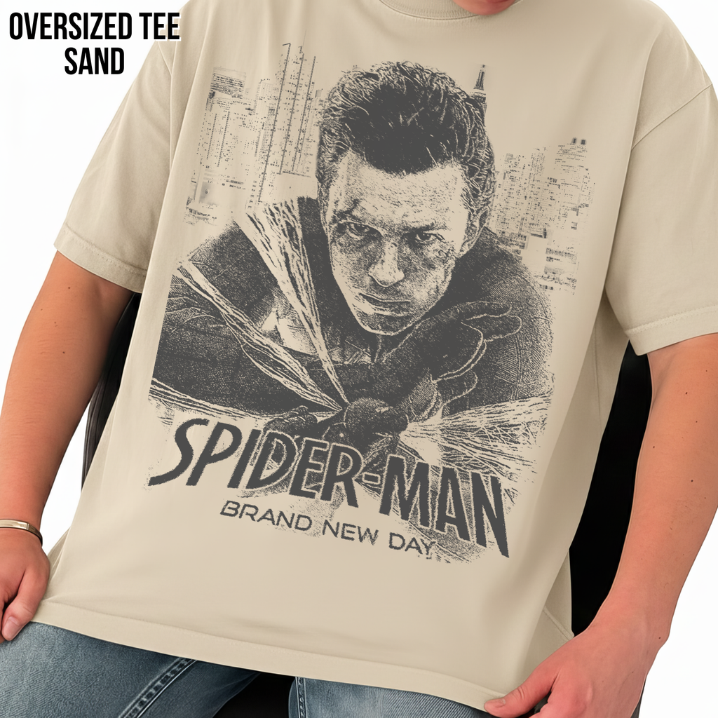 Spider-Man Brand New Day Shirt – Tom Holland Peter Parker Portrait Tee, Spider-Man Brand New Day Graphic Shirt, MCU Spider-Man Fan Gift, Marvel Graphic Tee