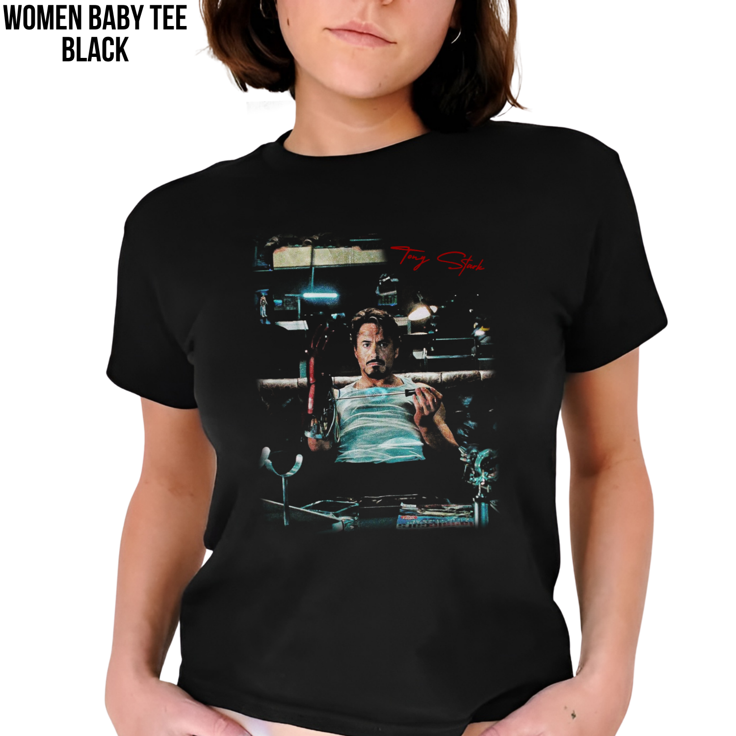 Tony Stark Shirt – Iron Man Graphic Tee, Marvel Vintage Shirt