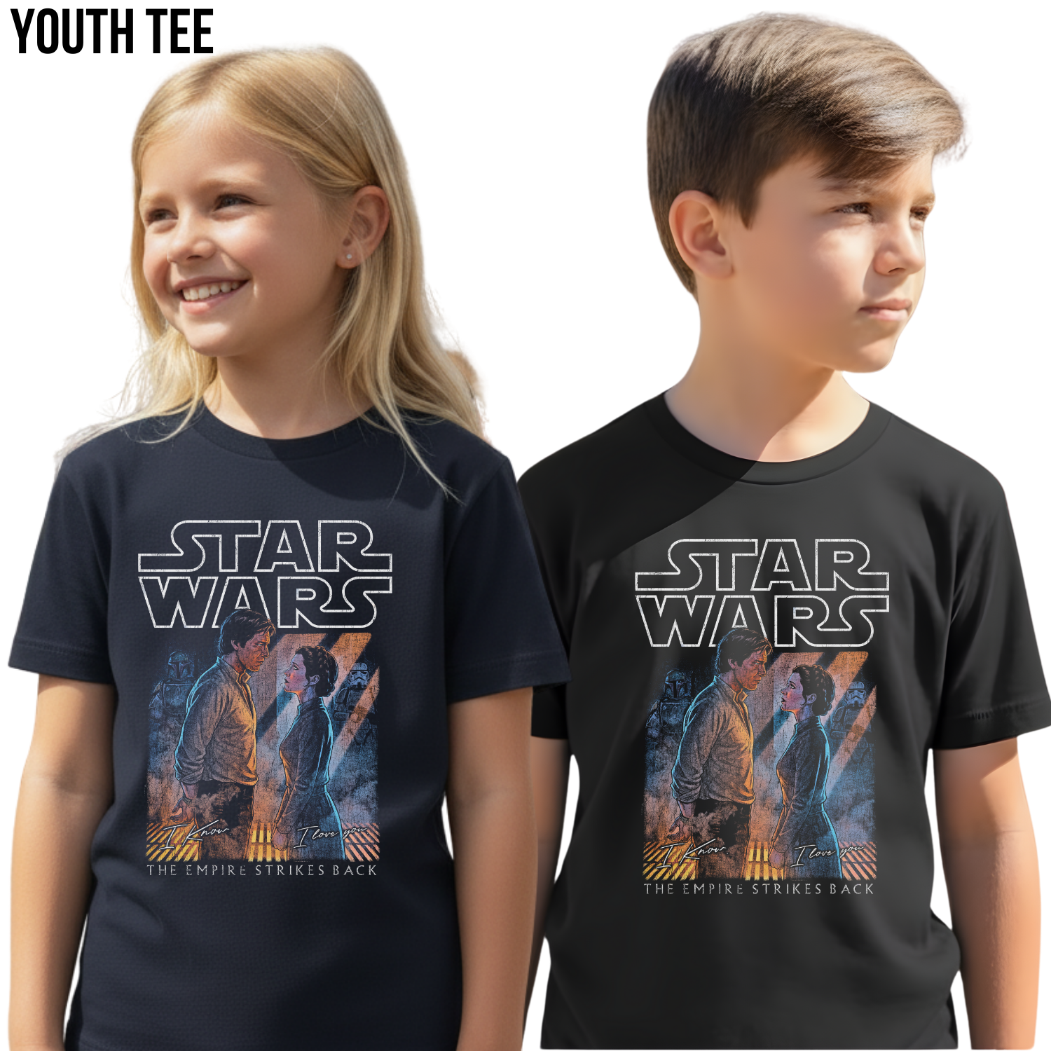Star Wars Han & Leia “I Know / I Love You” Shirt | Vintage Empire Strikes Back Tee