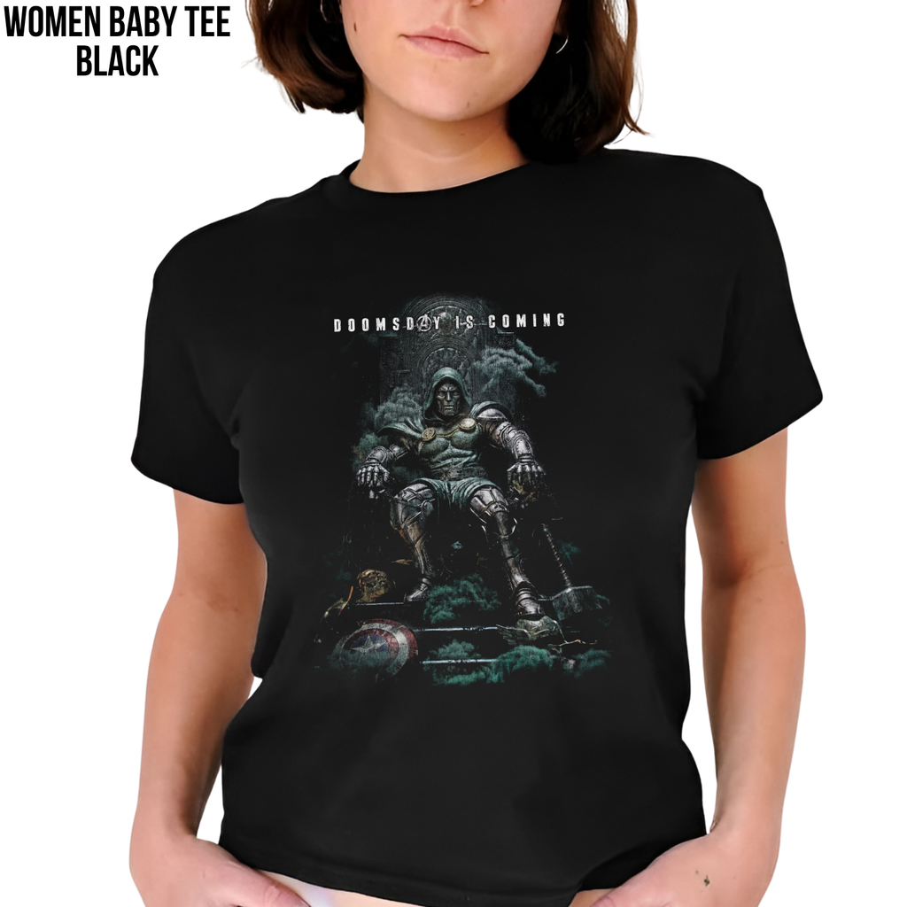 Doctor Doom Shirt – Doomsday Is Coming Doctor Doom Throne Tee, Avengers Doomsday Fan Gift, Doctor Doom Marvel Graphic Shirt, MCU Villain Shirt 2026