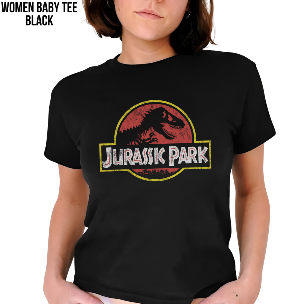 Jurassic Park Shirt – Classic Logo Graphic Tee, Jurassic Park Fan Gift, T-Rex Dinosaur Movie Shirt, Jurassic Park Retro Tee
