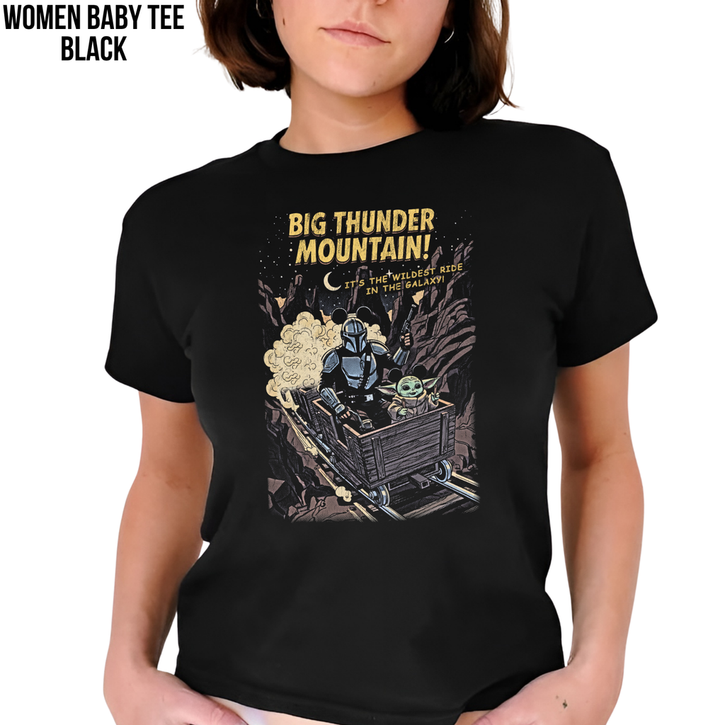 Mandalorian Big Thunder Mountain Shirt – Star Wars Disney Ride Tee, Grogu Mandalorian Shirt