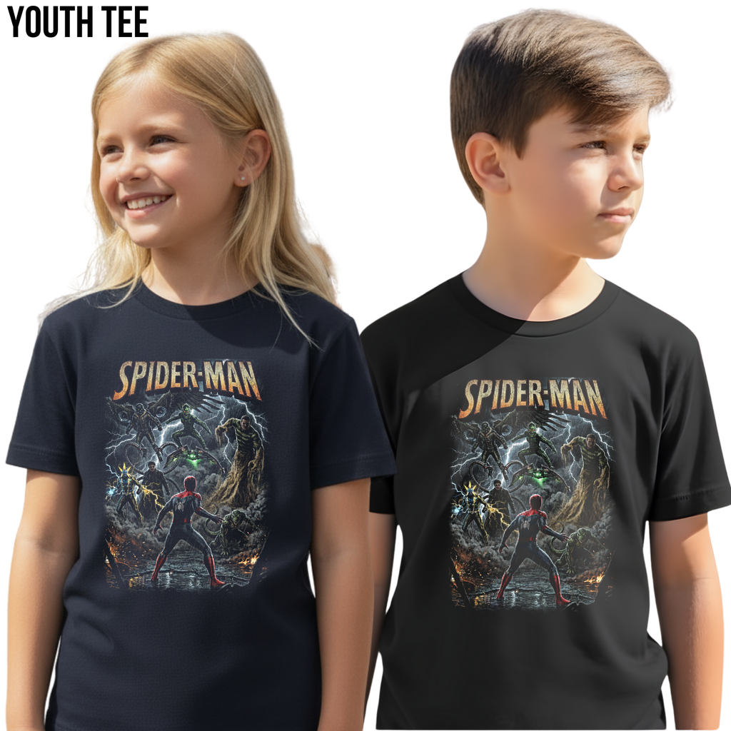 Vintage Spider-Man Sinister Six Shirt: Retro Marvel Villains Tee