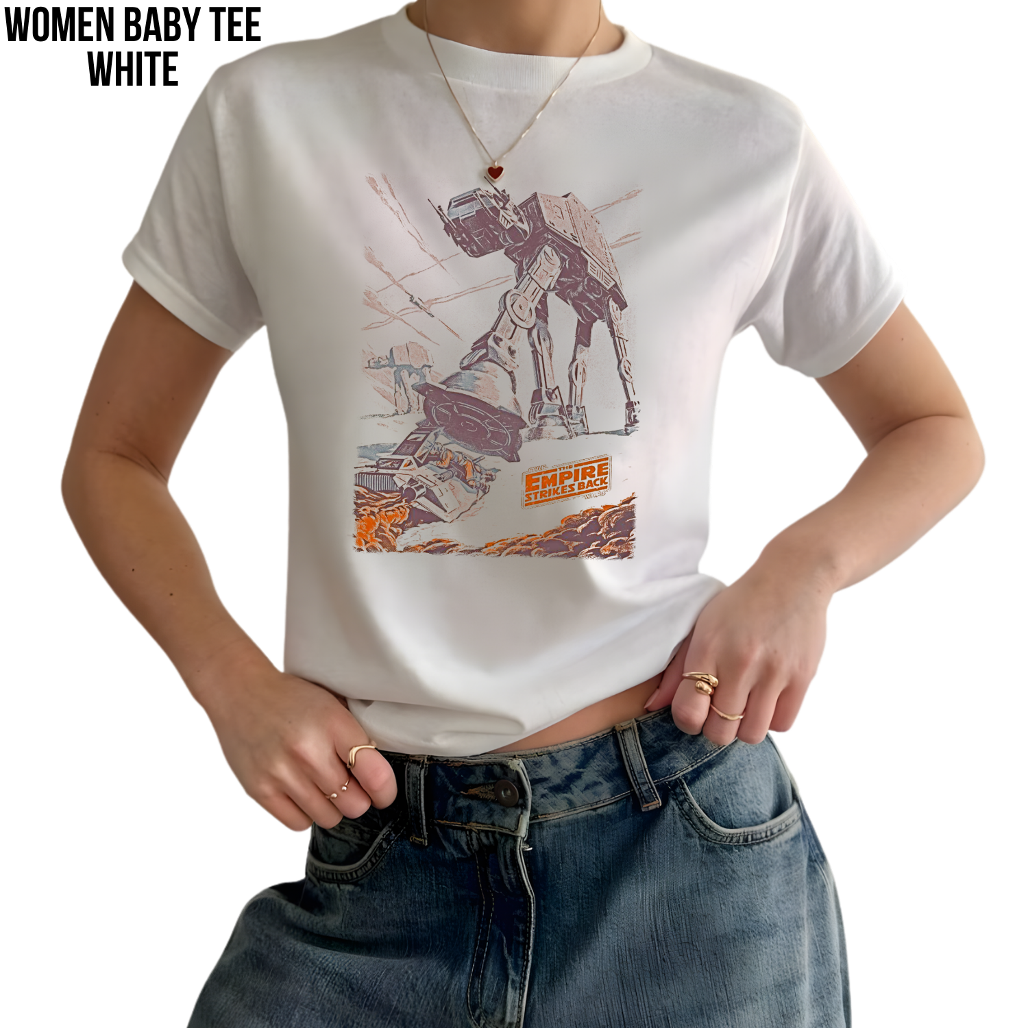 Star Wars Empire Strikes Back Shirt – AT-AT Battle of Hoth Graphic Tee