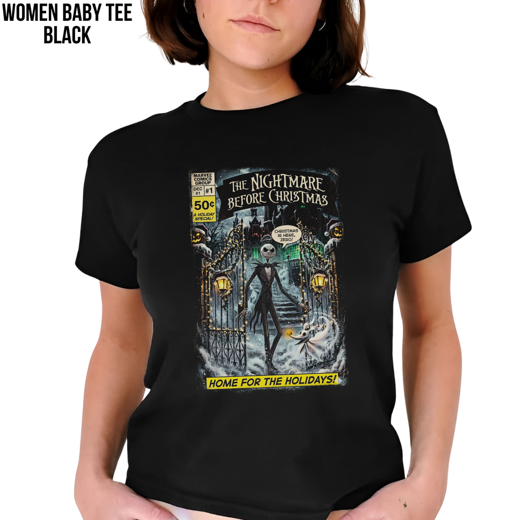 Nightmare Before Christmas Shirt – Jack Skellington Vintage Holiday Tee