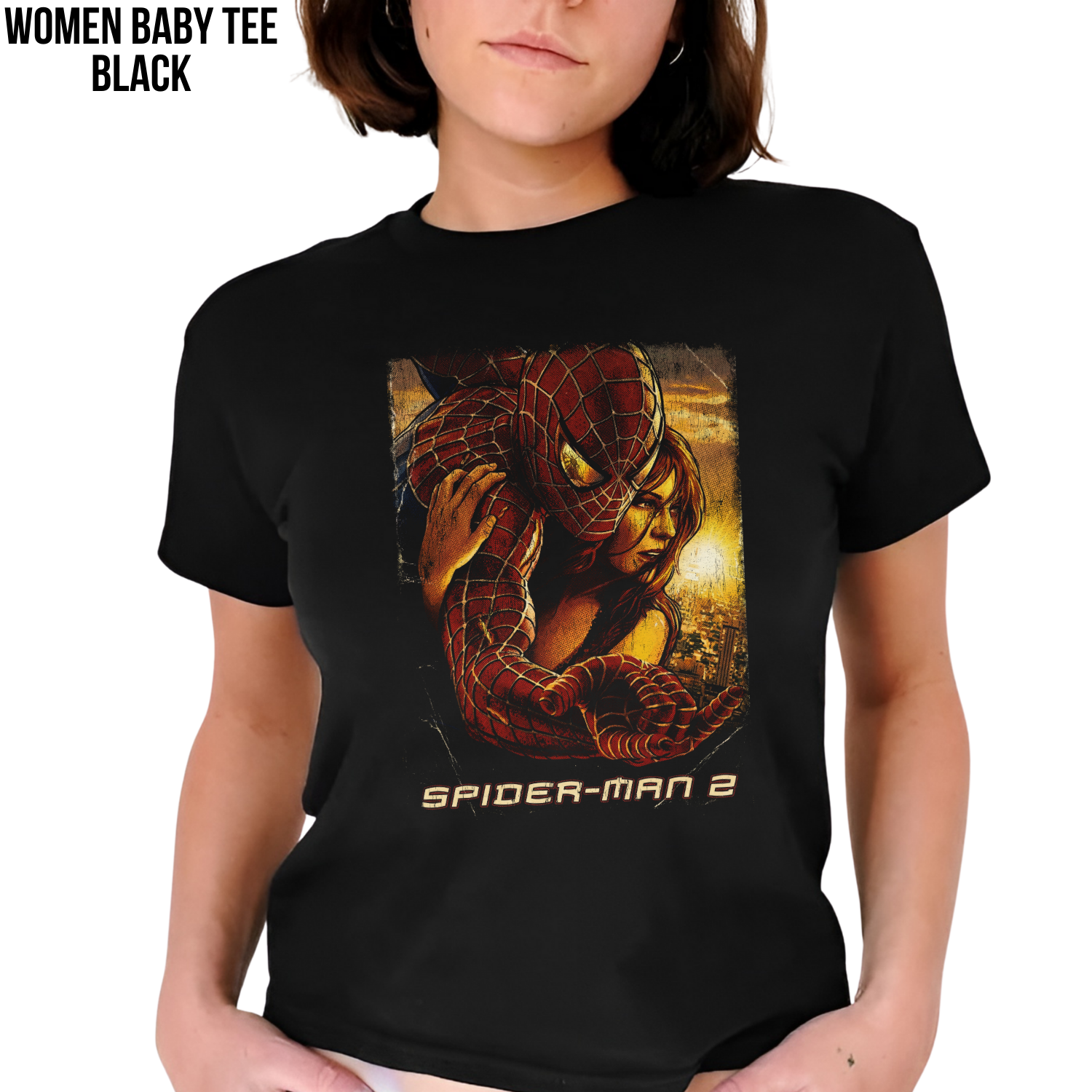 Spider-Man 2 MJ & Spidey Shirt - Tobey Maguire Spider-Man Graphic