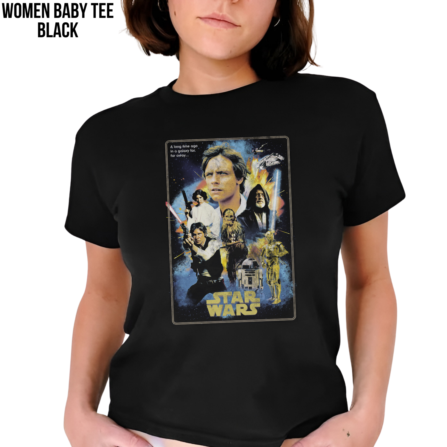 Vintage Star Wars Shirt - A New Hope Movie Poster Tee 1977