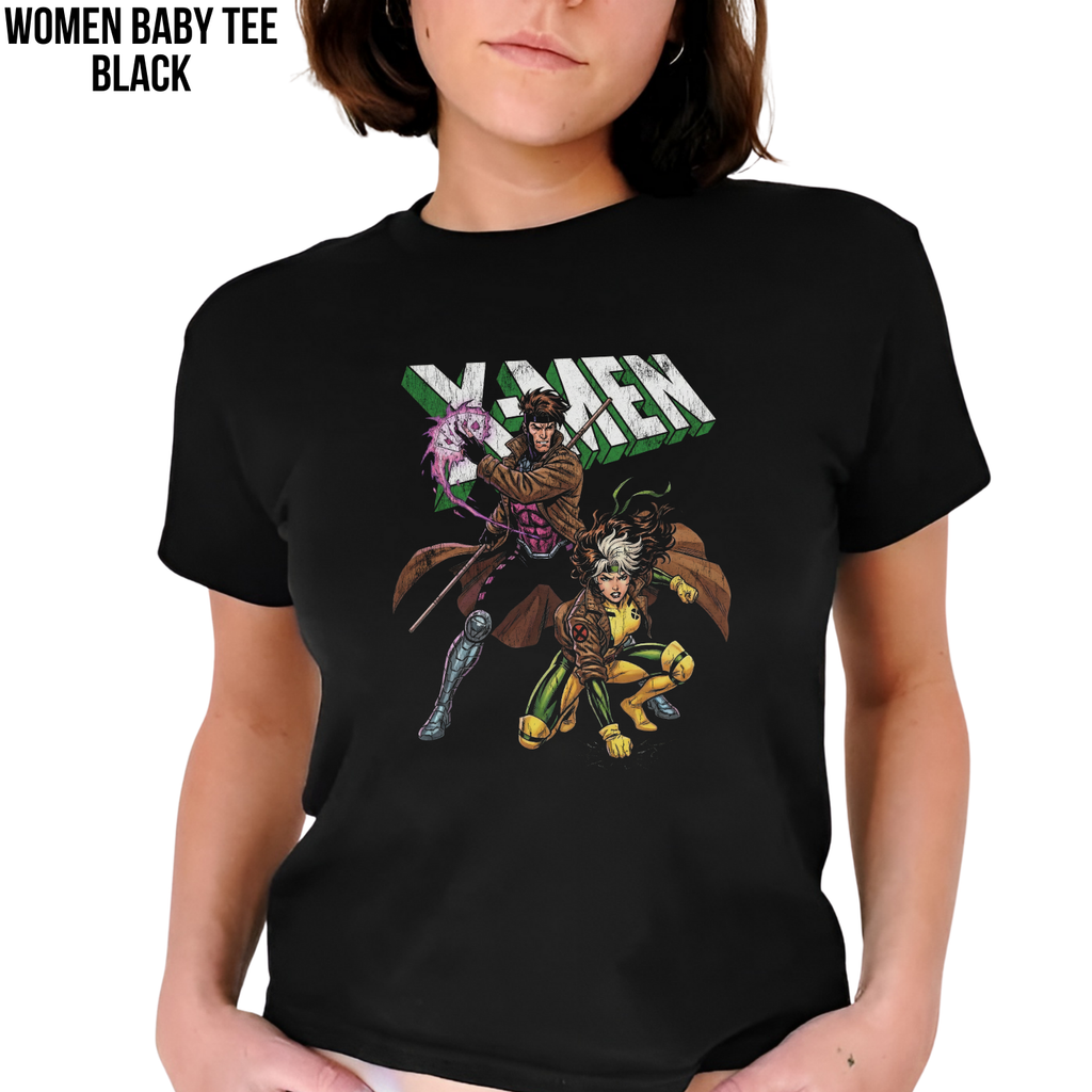 Marvel X-Men Gambit Rogue Shirt - Retro Marvel Mutant Tee
