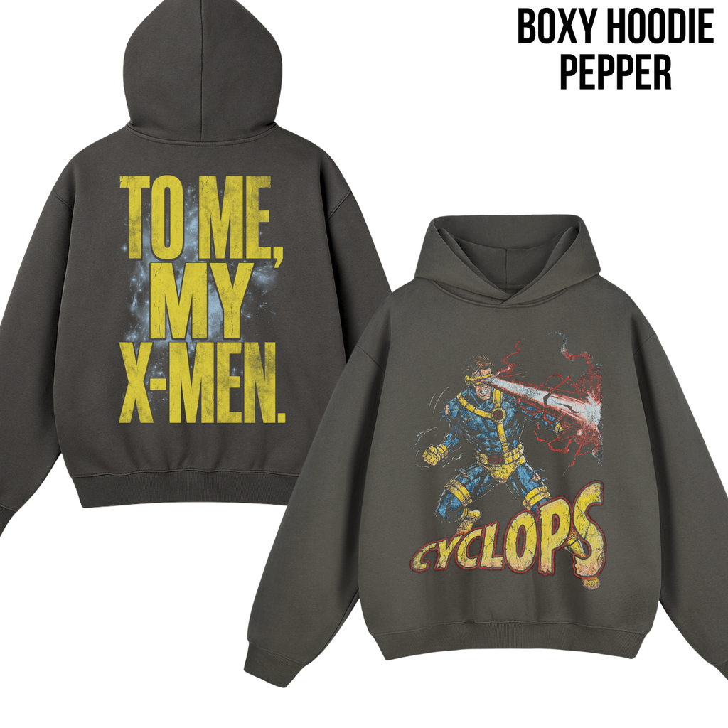 Cyclops X-Men Shirt – To Me My X-Men Cyclops Double Sided Tee, Cyclops Marvel Fan Geschenk, X-Men Comic Grafik Shirt, Marvel Mutant Tee