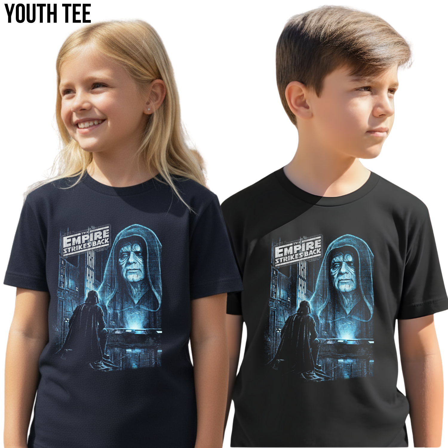 Star Wars Emperor Palpatine & Darth Vader Shirt: Vintage Empire Strikes Back Tee