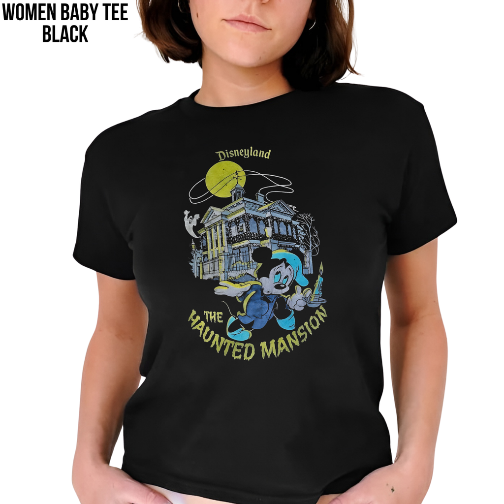 Haunted Mansion Disneyland Shirt - Halloween Mickey Haunted Mansion Tee