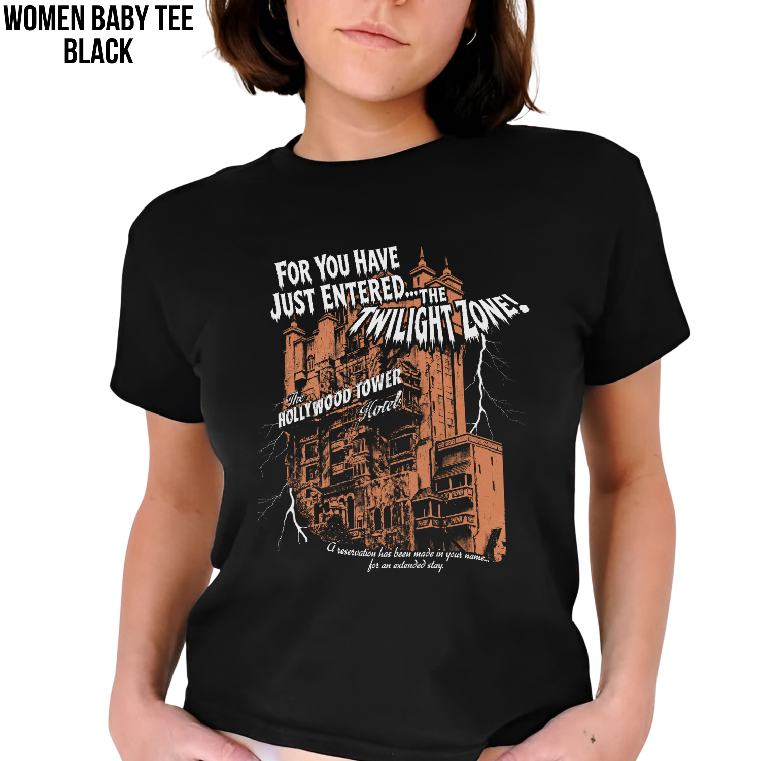 Tower of Terror Shirt – Hollywood Tower Hotel Twilight Zone Tee, Tower of Terror Graphic Shirt, Disney World Ride Fan Gift, Disney Hollywood Studios Shirt