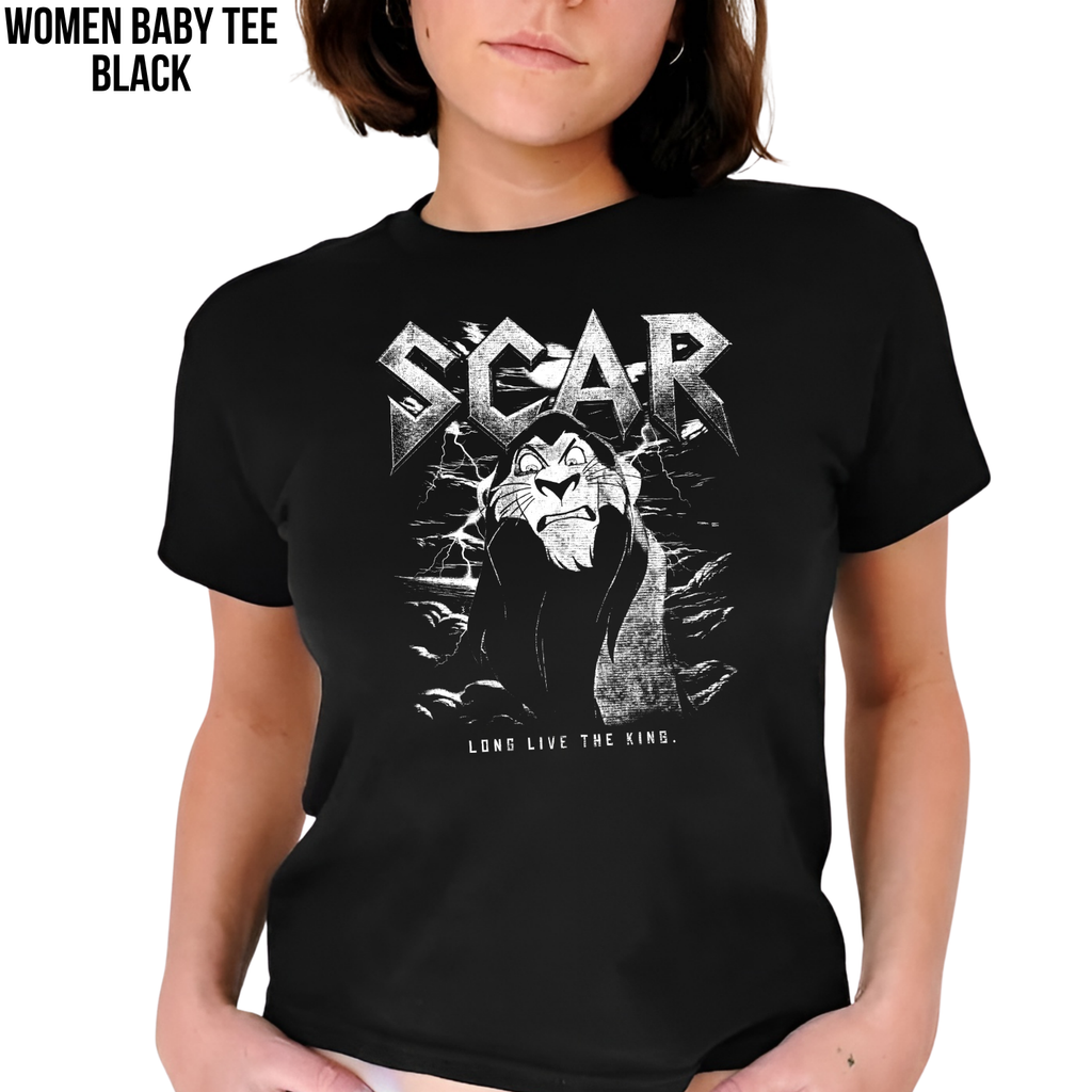 Scar Lion King Shirt – Disney Scar Long Live The King Graphic Tee, Lion King Villain Fan Gift, Scar Disney Shirt, Disney Villain Graphic Tee
