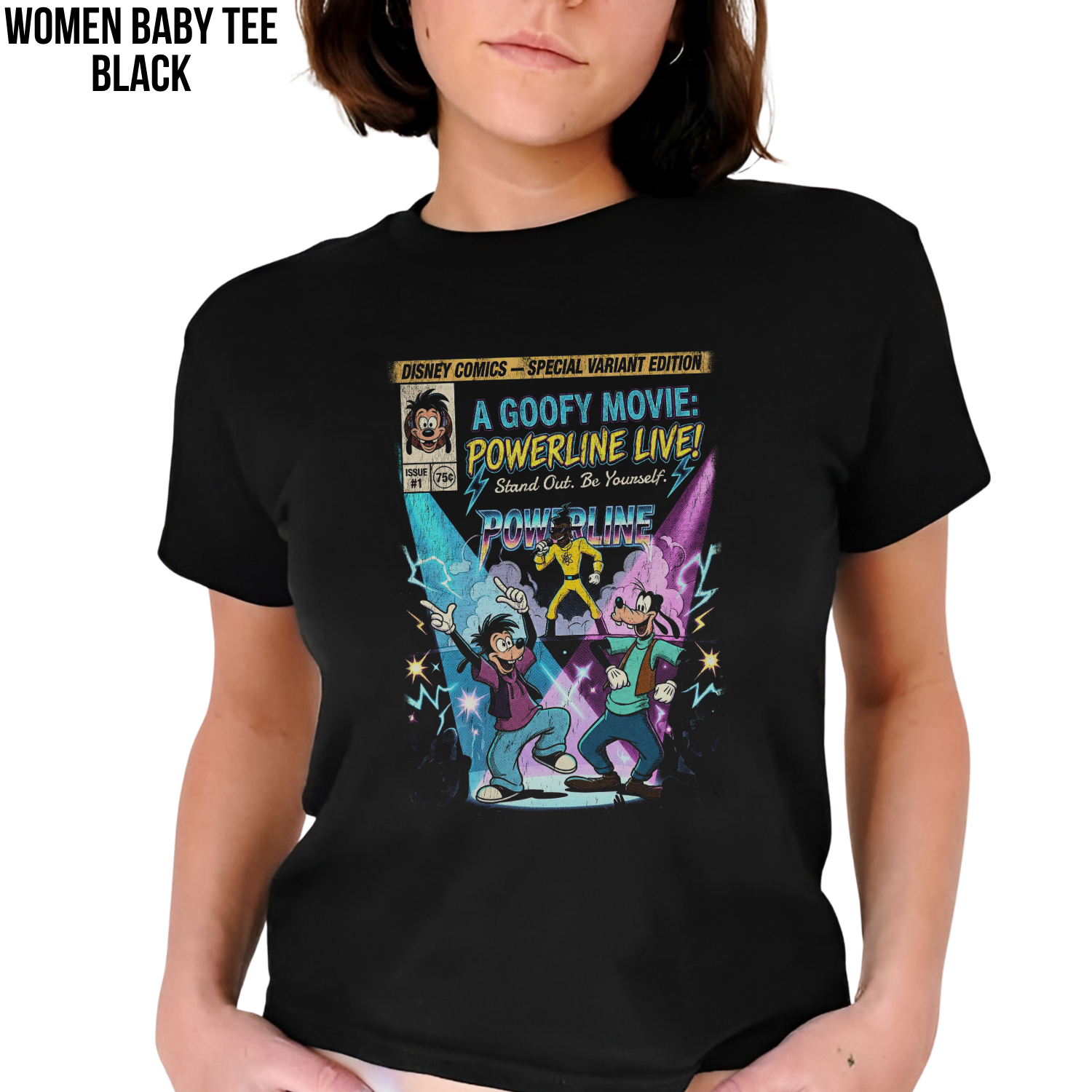 A Goofy Movie Powerline Shirt: Disney Max & Goofy Graphic Tee