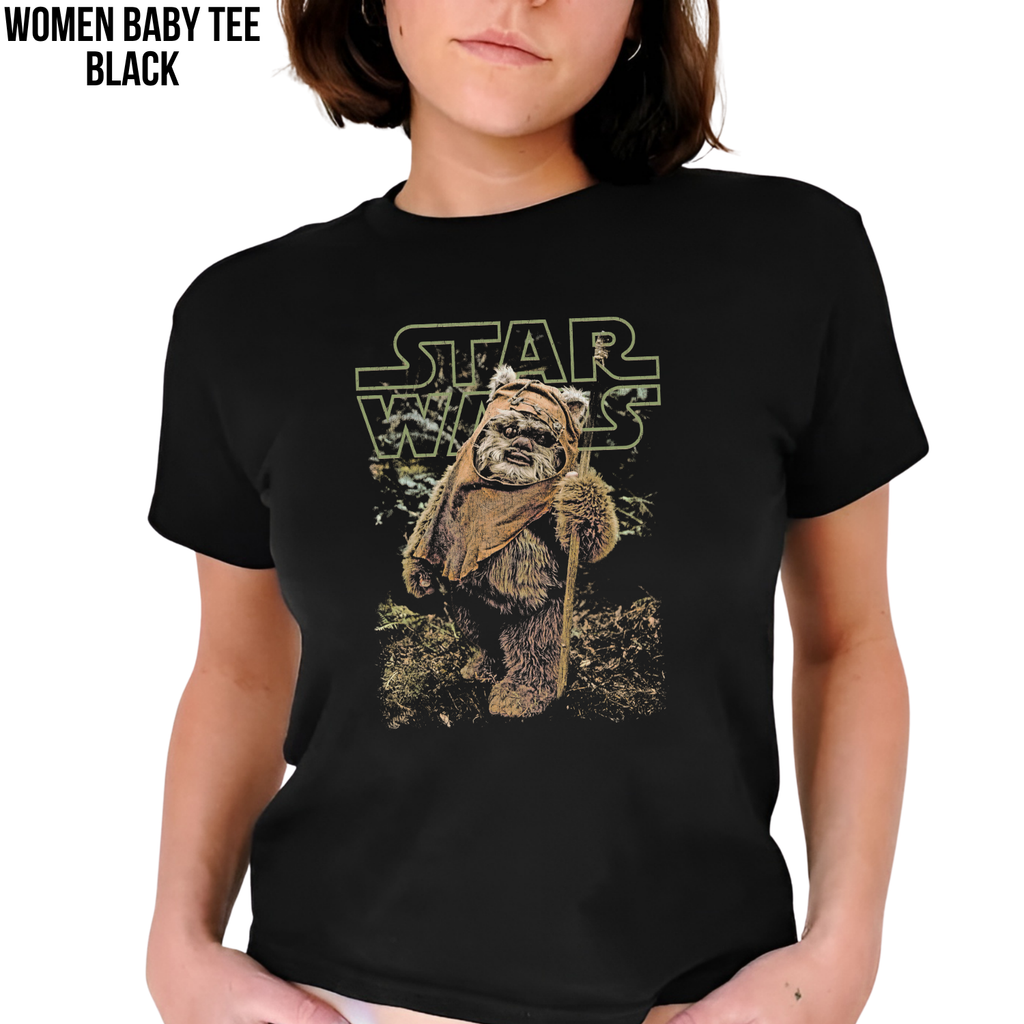 Star Wars Ewok Shirt – Wicket Endor Graphic Tee, Star Wars Fan Gift, Return Of The Jedi Ewok Shirt, Galaxy's Edge Disney Tee