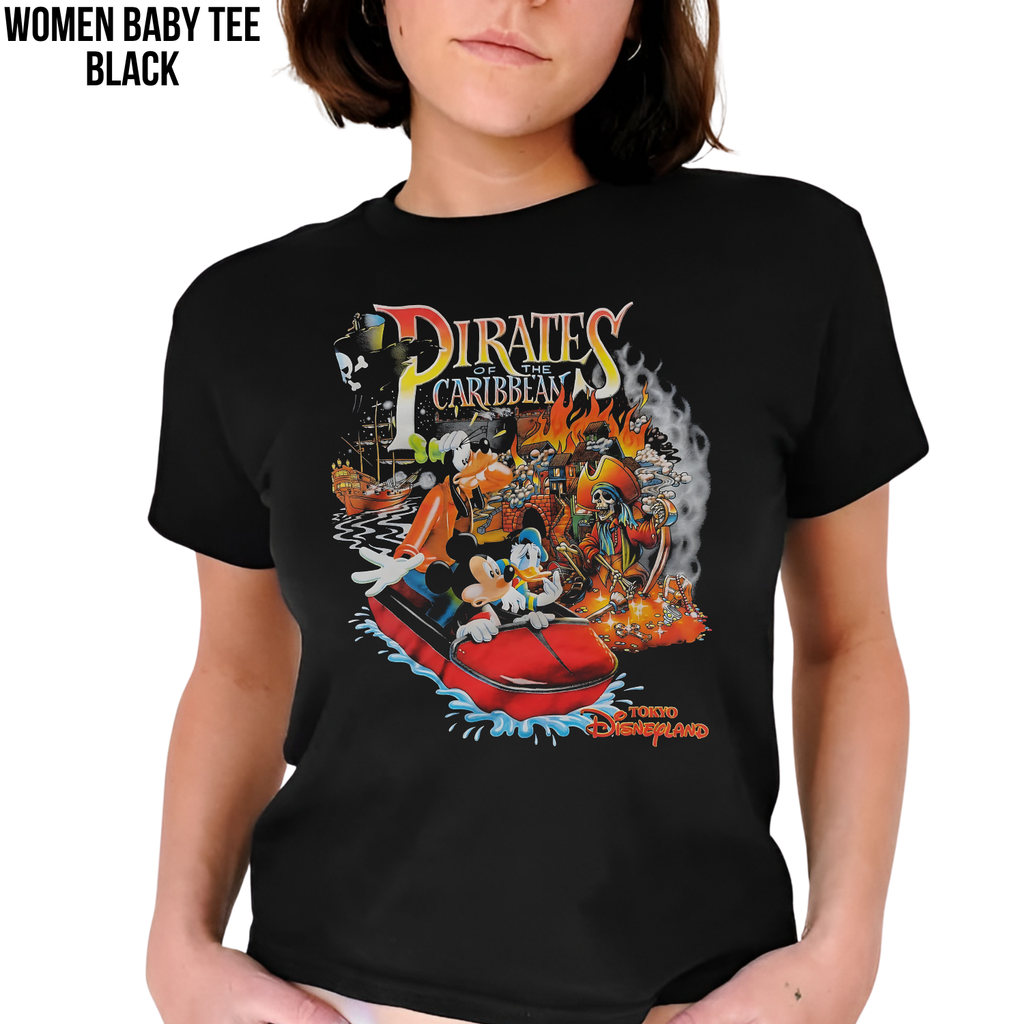 Mickey & Friends Disney Pirates of the Caribbean Ride Shirt - Disney Pirate Shirt