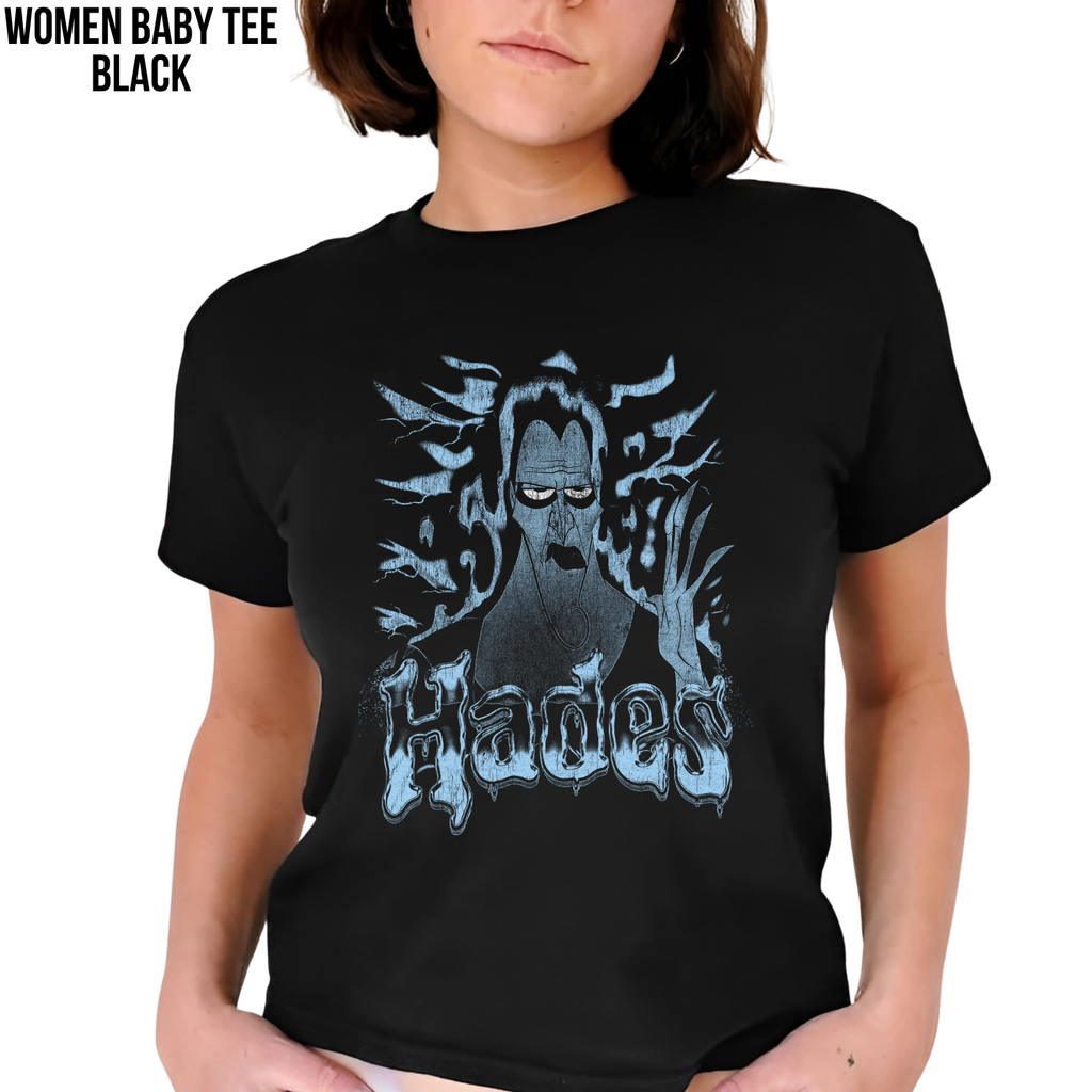 Hades Shirt – Disney Hercules Hades Vintage Bootleg Graphic Shirt, Hades Portrait Tee, Disney Villain Fan Gift, Disney Classic Movie Merch