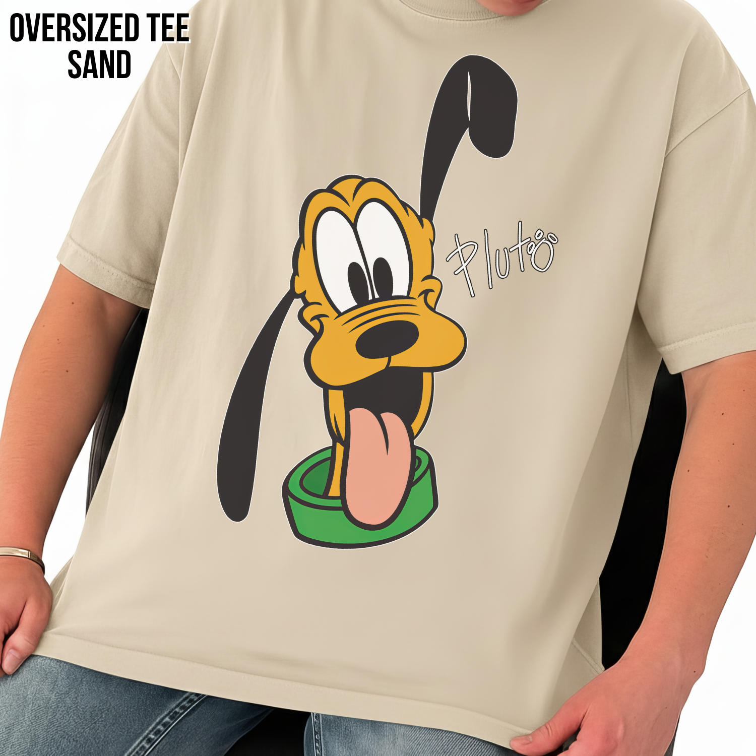 Retro Disney Pluto Shirt - Pluto Signature Tee