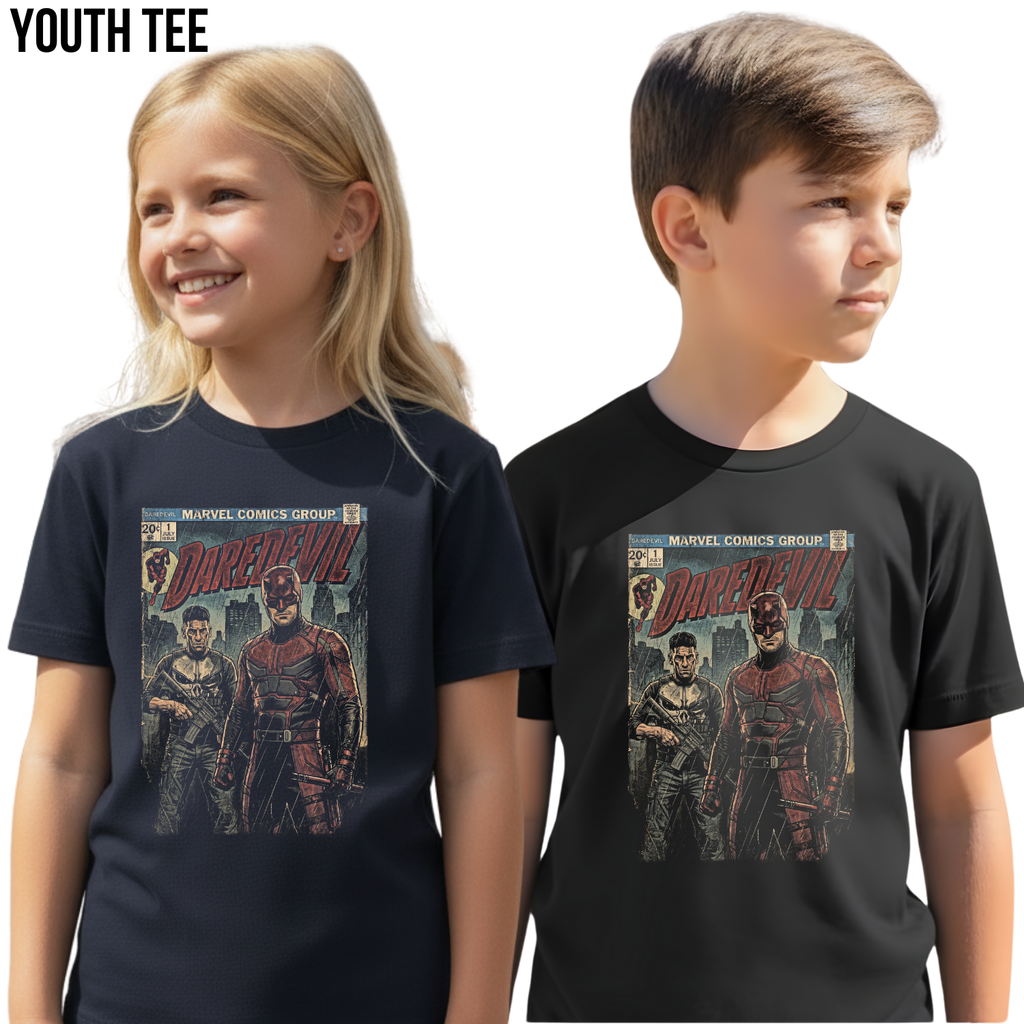 Vintage Daredevil Comic Shirt: Marvel Punisher Tee