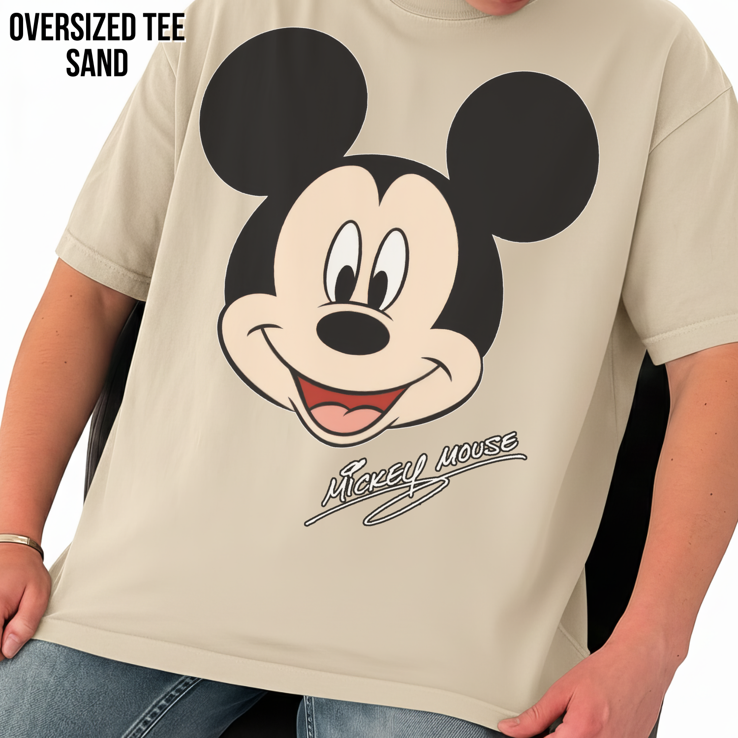 Retro Mickey Mouse Shirt - Disney Mickey Mouse Signature Tee