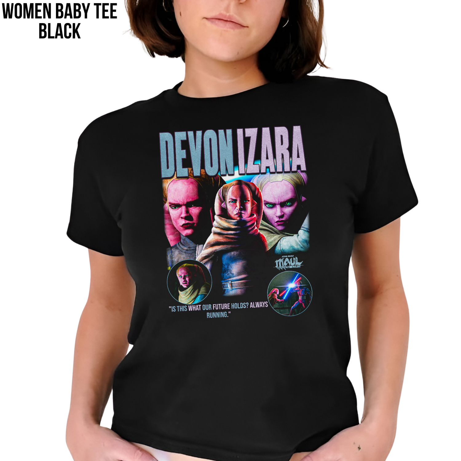 Vintage Devon Izara Maul Shadow Lord Shirt: Star Wars Devon Izara Tee