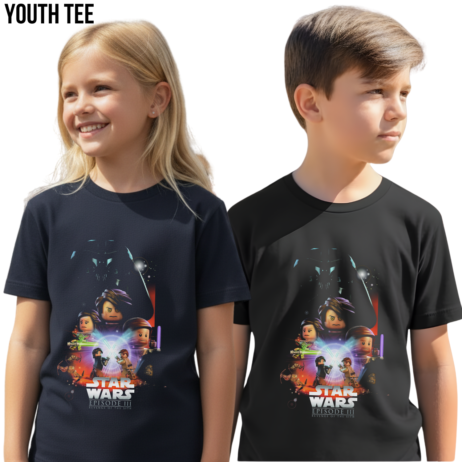 Star Wars Lego Shirt – Revenge of the Sith Lego Graphic Tee, Lego Star Wars Episode III Tee