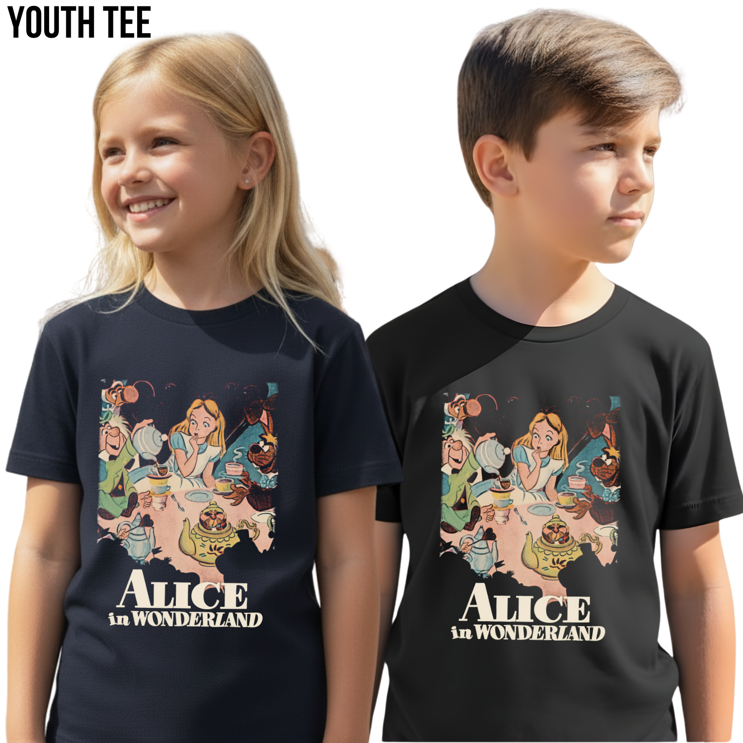 Alice in Wonderland Shirt – Vintage Tea Party Shirt, Disney Alice Tee