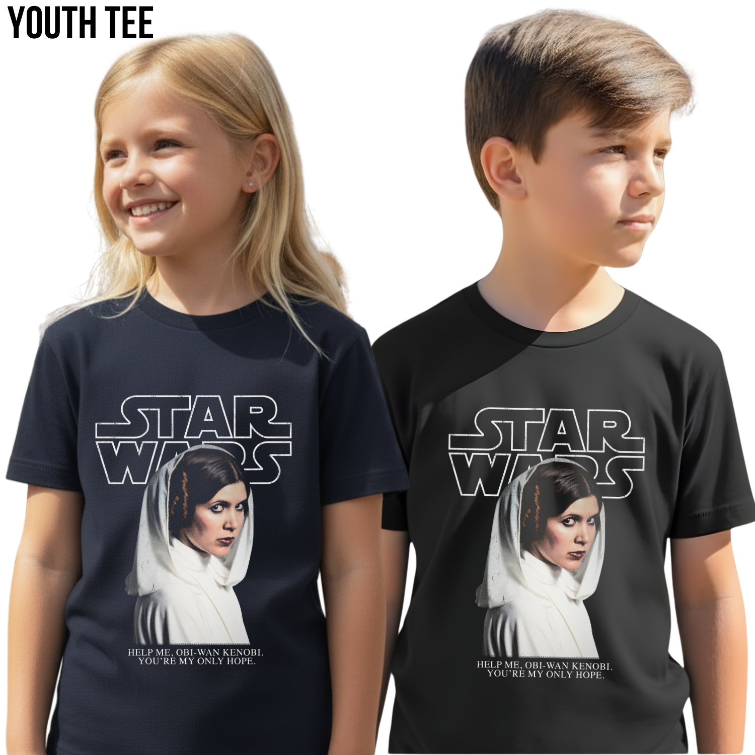 Star Wars Princess Leia Shirt – You're My Only Hope Tee, Star Wars Original Trilogy Shirt