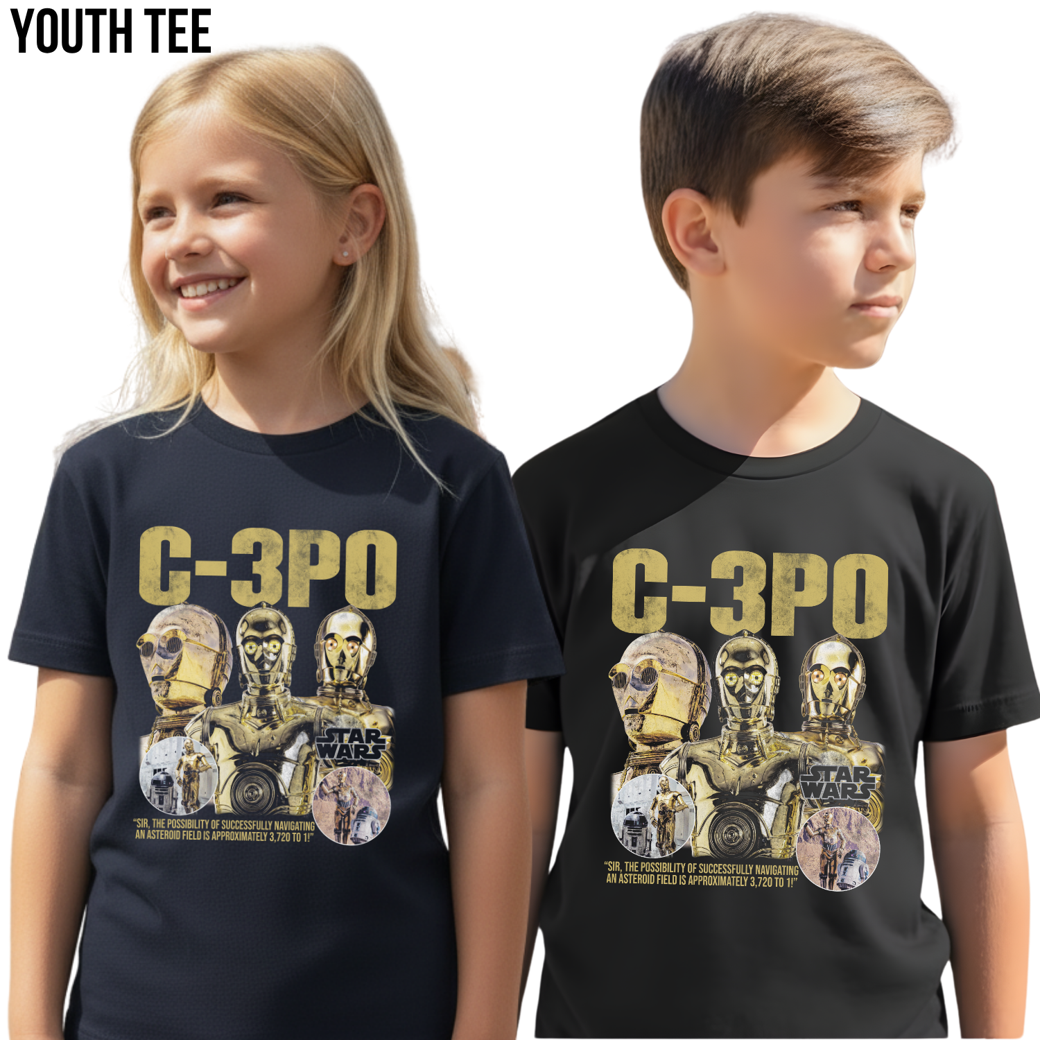 Retro Star Wars Droid C-3PO Shirt - Star Wars Droid Shirt