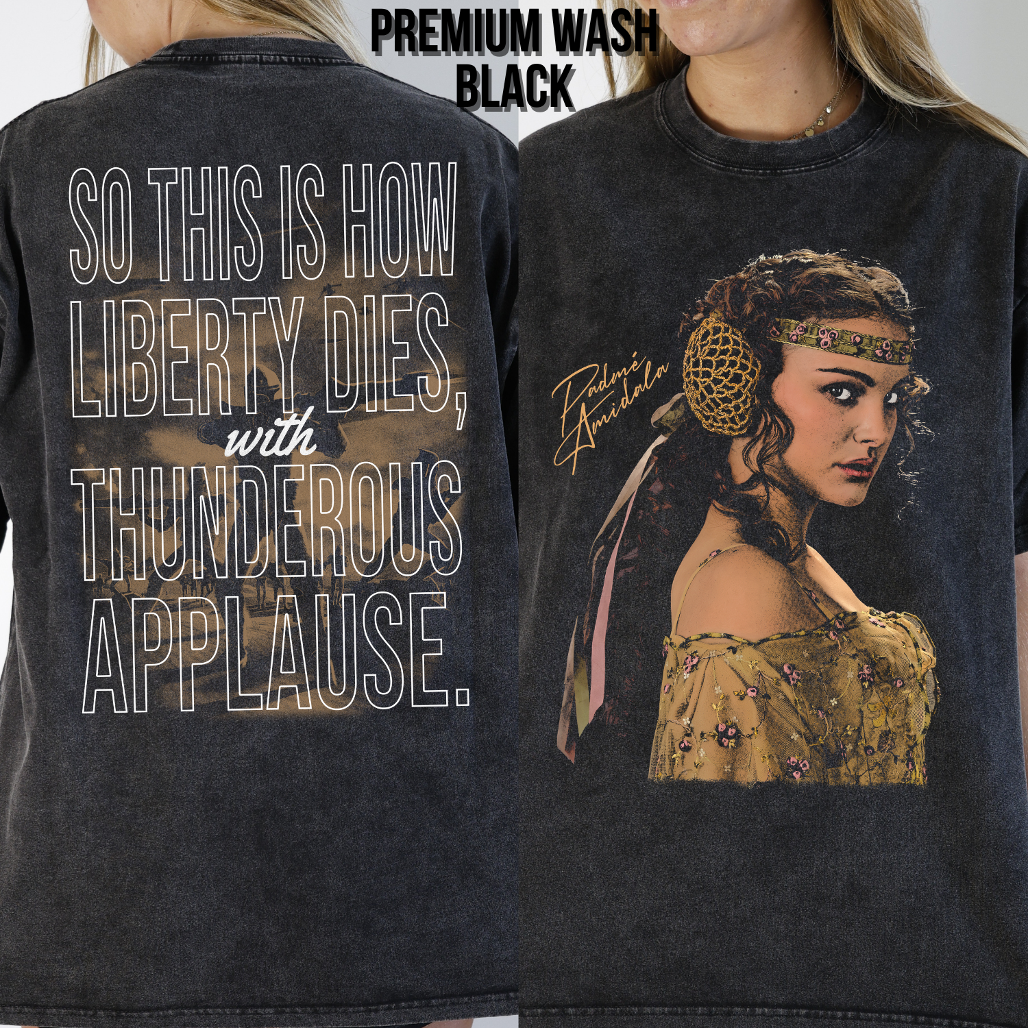 Star Wars Padme Amidala Shirt – So This Is How Liberty Dies Tee,