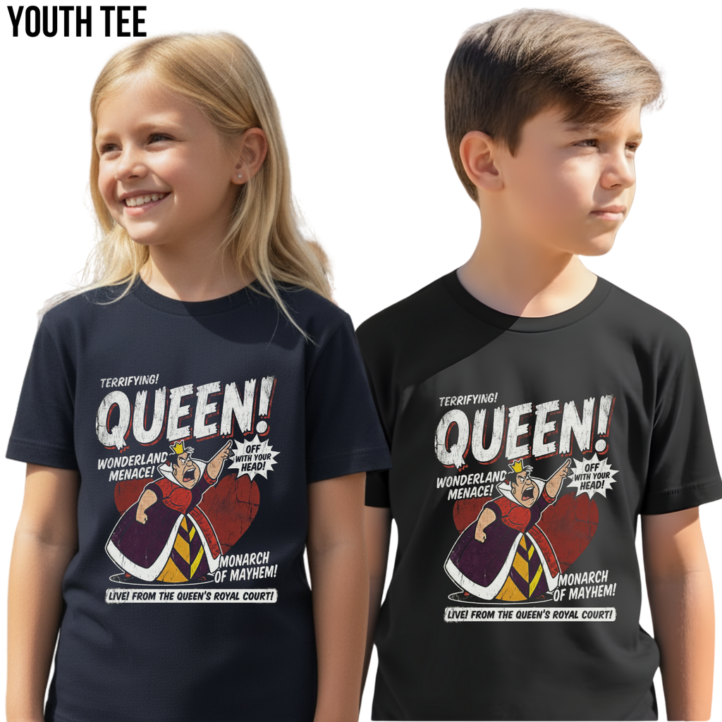 Queen of Hearts Shirt - Alice in Wonderland Graphic Tee
