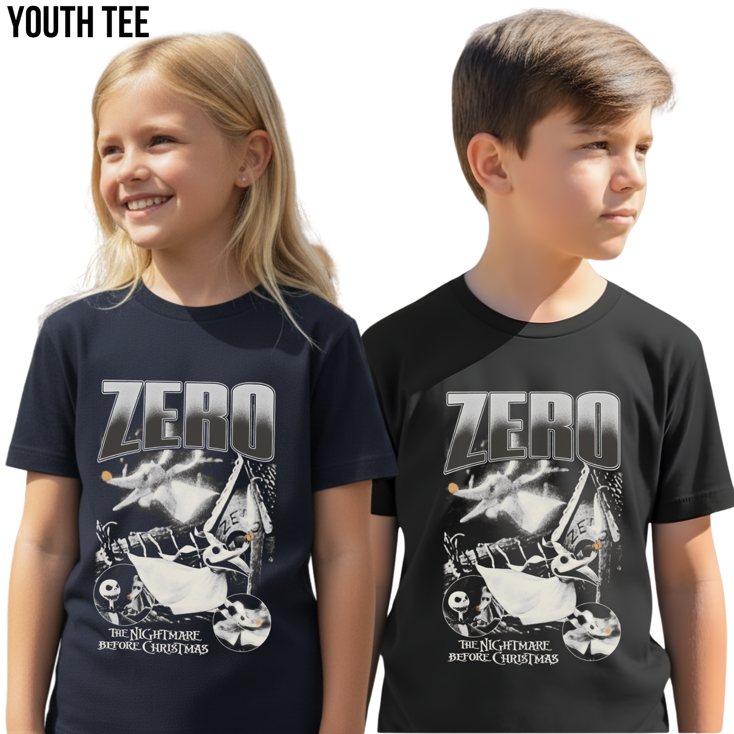 Nightmare Before Christmas Zero Shirt – Jack Skellington Ghost Dog Graphic Tee