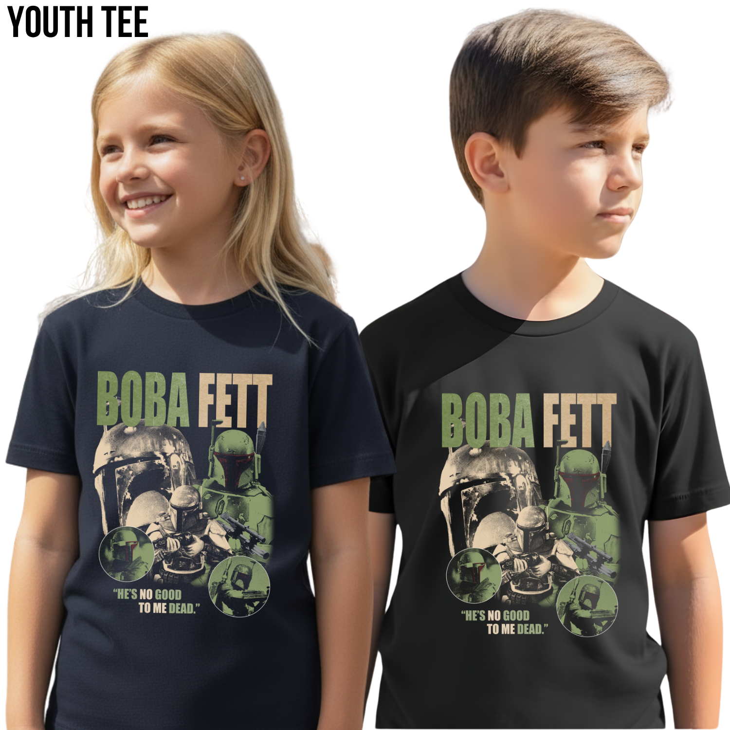 Boba Fett Shirt – Star Wars Vintage Bounty Hunter Shirt
