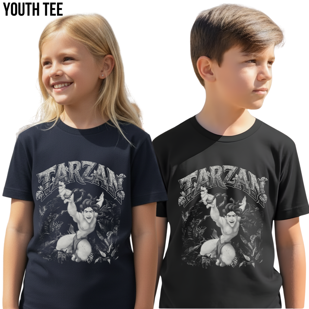 Tarzan Shirt – Disney Tarzan Graphic Tee, Tarzan Jungle Swing Shirt, Disney Animated Fan Gift, Retro Disney Shirt