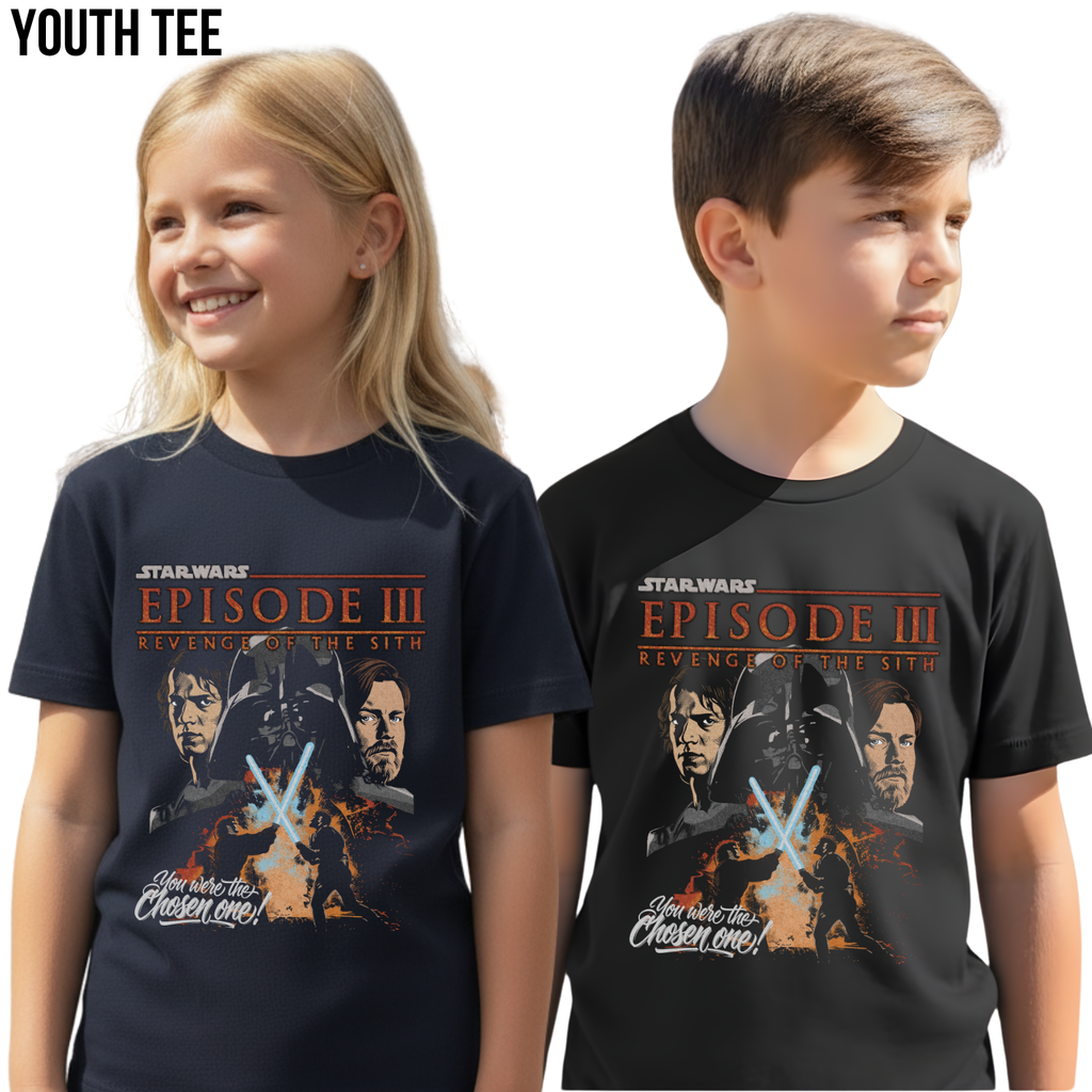Star Wars Revenge of the Sith Shirt – Anakin vs Obi-Wan Graphic Tee, Episode III Vintage Shirt