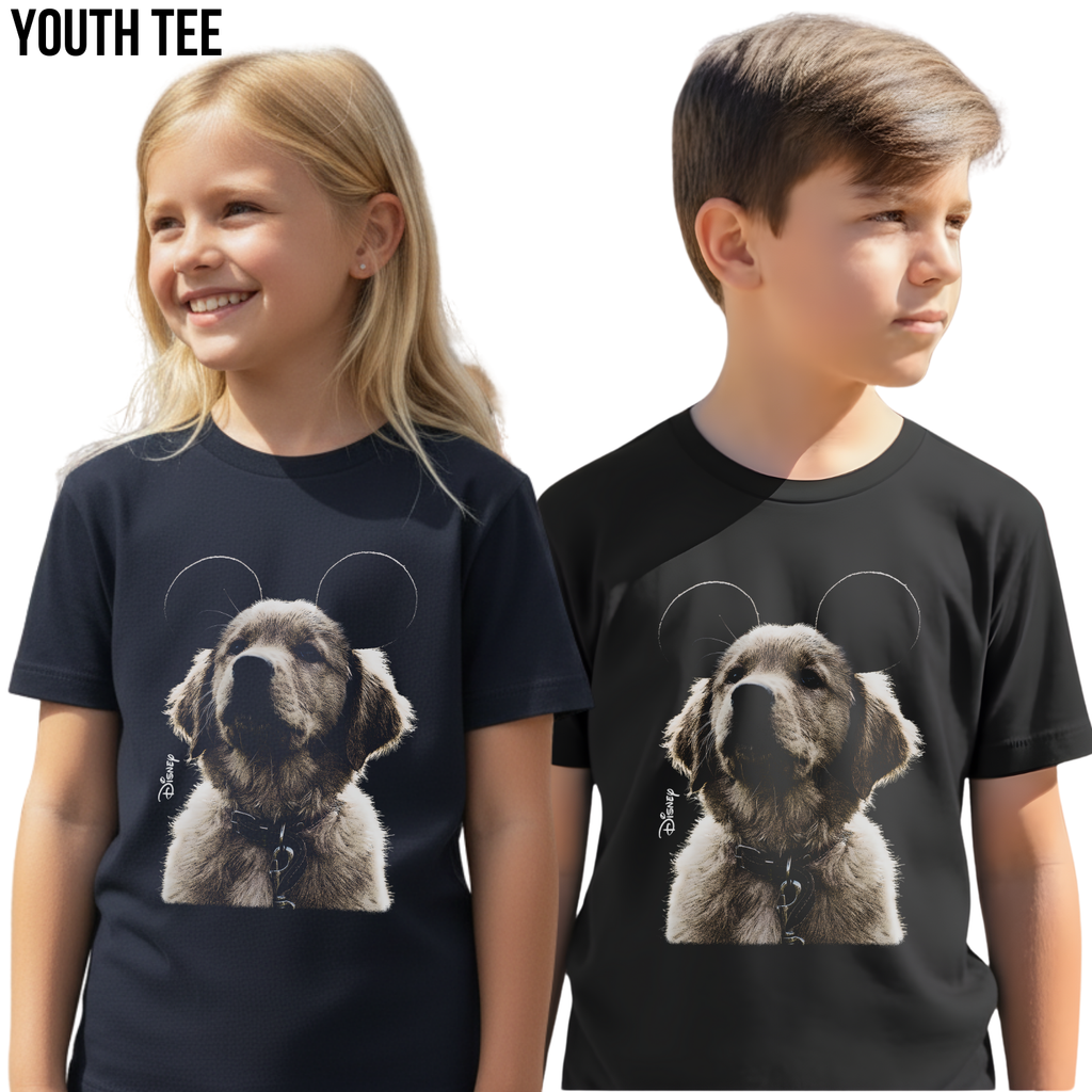 Disney Dog Mickey Ears Shirt - Golden Retriever Puppy Shirt