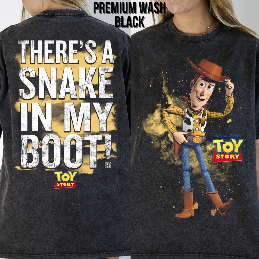 Toy Story Woody Shirt – There’s a Snake in My Boot Tee