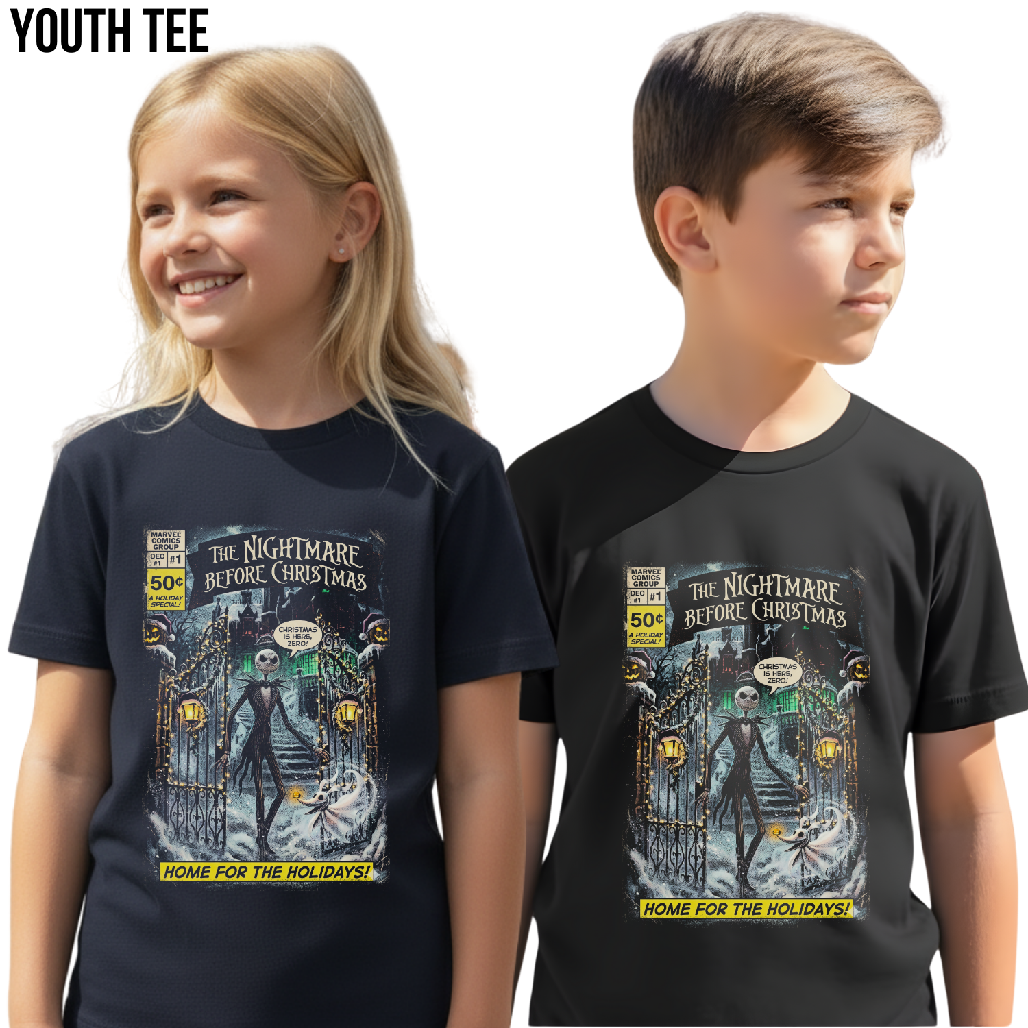 Nightmare Before Christmas Shirt – Jack Skellington Vintage Holiday Tee