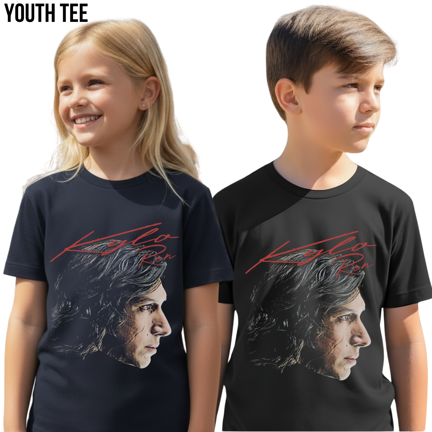 Star Wars Kylo Ren Shirt – Ben Solo Portrait Graphic Tee