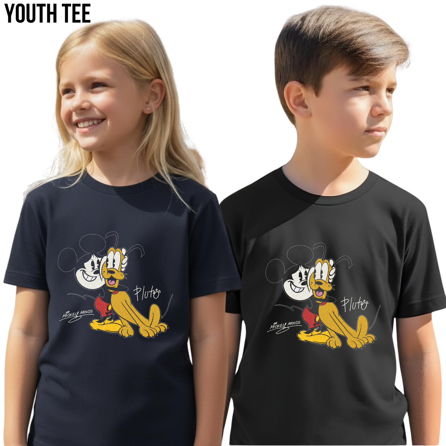 Vintage Mickey Mouse Pluto Shirt – Disney Best Friends Tee