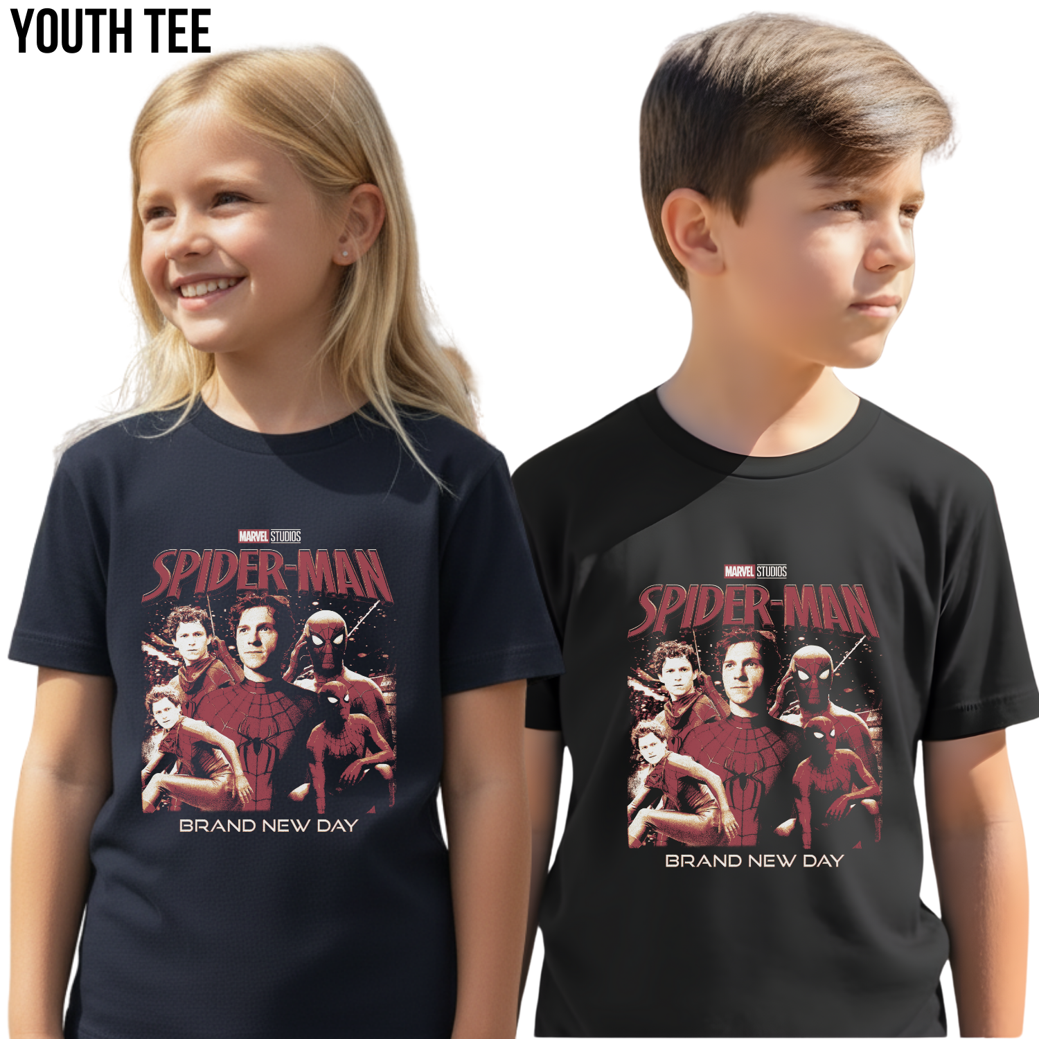 Spider-Man Brand New Day Shirt: Vintage Marvel Spider-Man Graphic