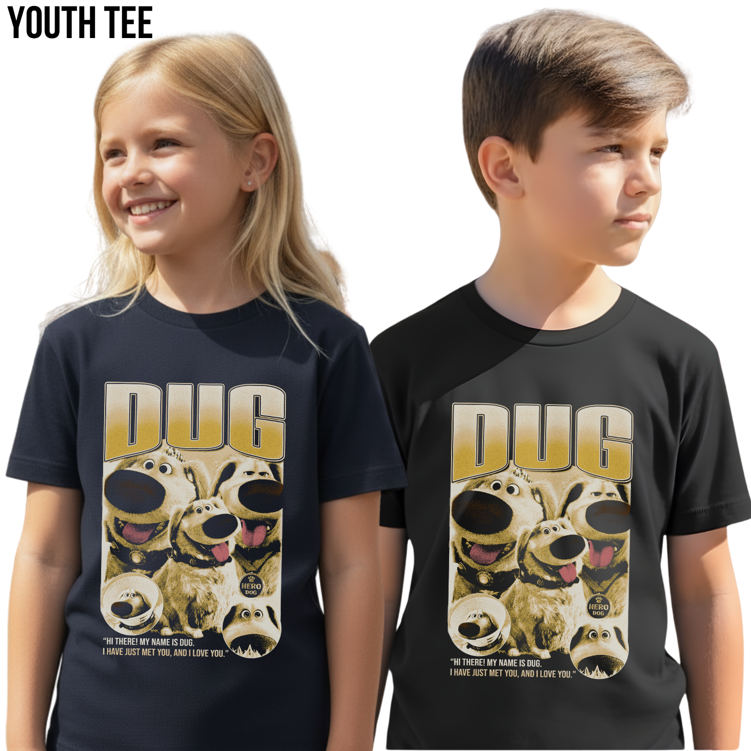 Dug Up Shirt – Pixar Up Dog Tee, Disney Dog Shirt