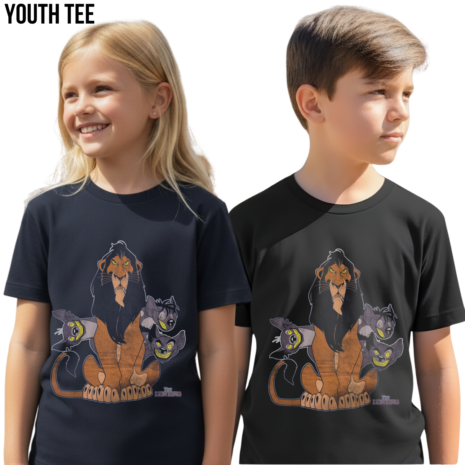 Lion King Scar Shirt – Disney Lion King Scar and Hyenas Graphic Tee, Scar Disney Villain Fan Gift, Lion King Shirt, Disney Villain Shirt