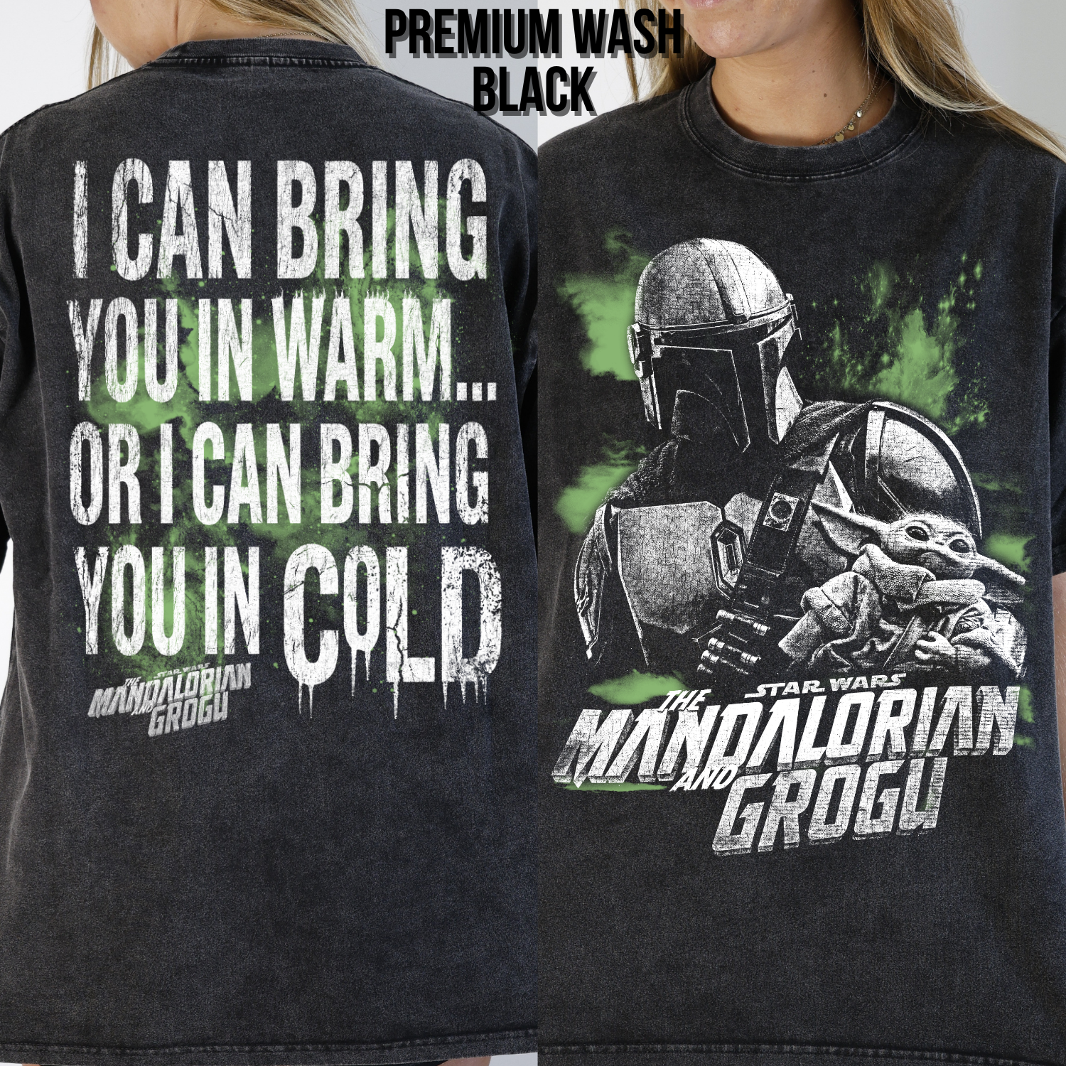 Mandalorian and Grogu Shirt: Din Djarin Star Wars Tee