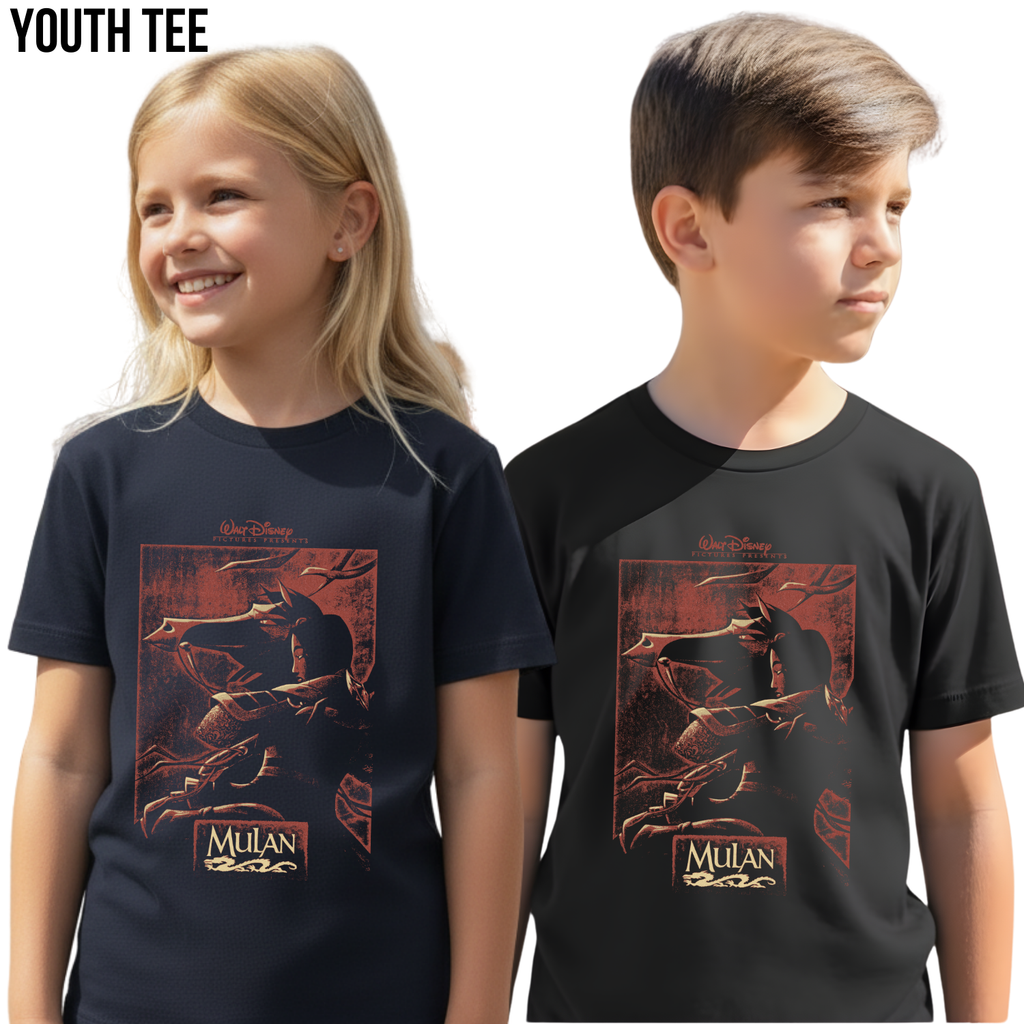 Mulan Shirt Vintage Disney Tee - Disney Princess Mulan Graphic T-Shirt