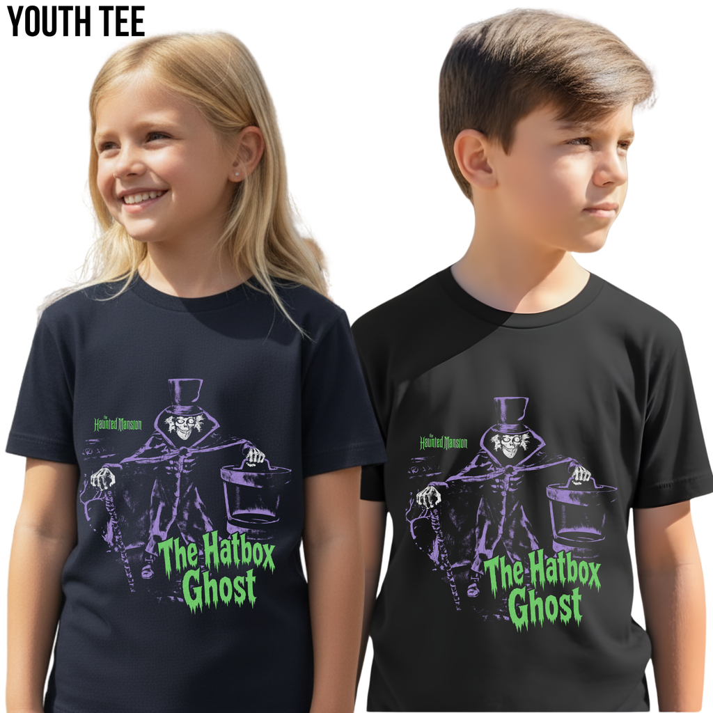 Hatbox Ghost Shirt – Haunted Mansion Hatbox Ghost Tee, Haunted Mansion Graphic Shirt, Disney Halloween Fan Gift, Disney Haunted Mansion Shirt
