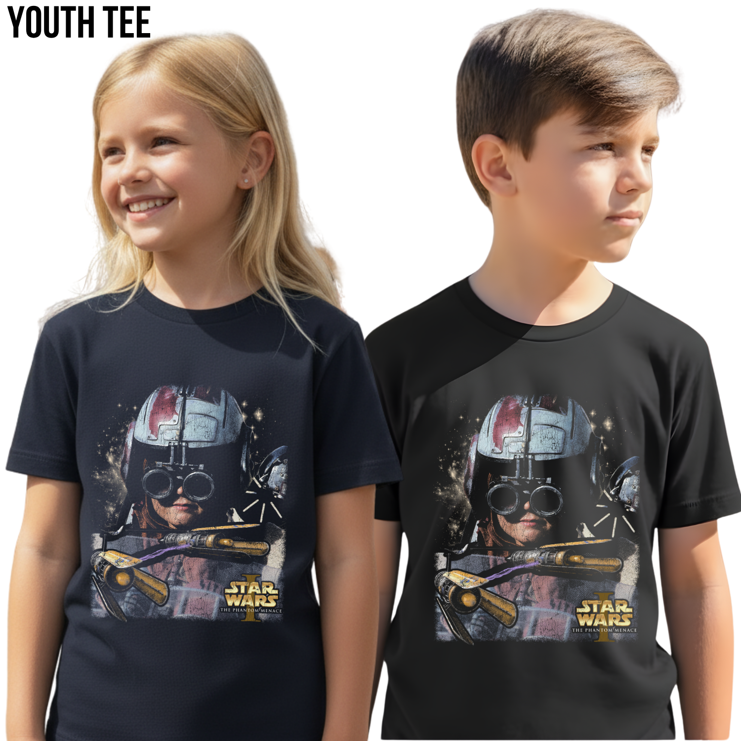 Star Wars Little Anakin Skywalker Shirt – Phantom Menace Podracer Tee
